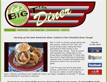 Tablet Screenshot of eatatbigts.com